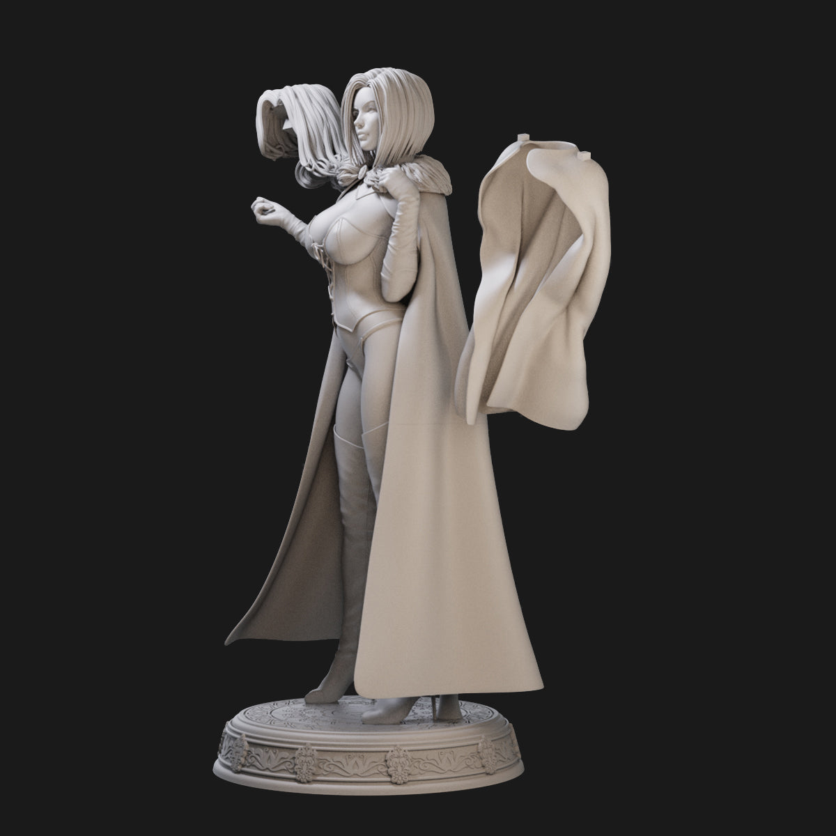 White Queen X-Men 3D Printing Scale GK Resin Figure