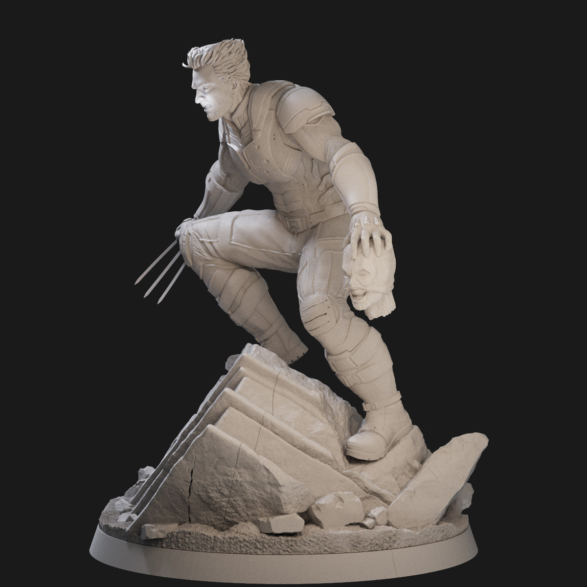 Wolverine Marvel's X-Men 3D Printing Scale GK Resin Figure