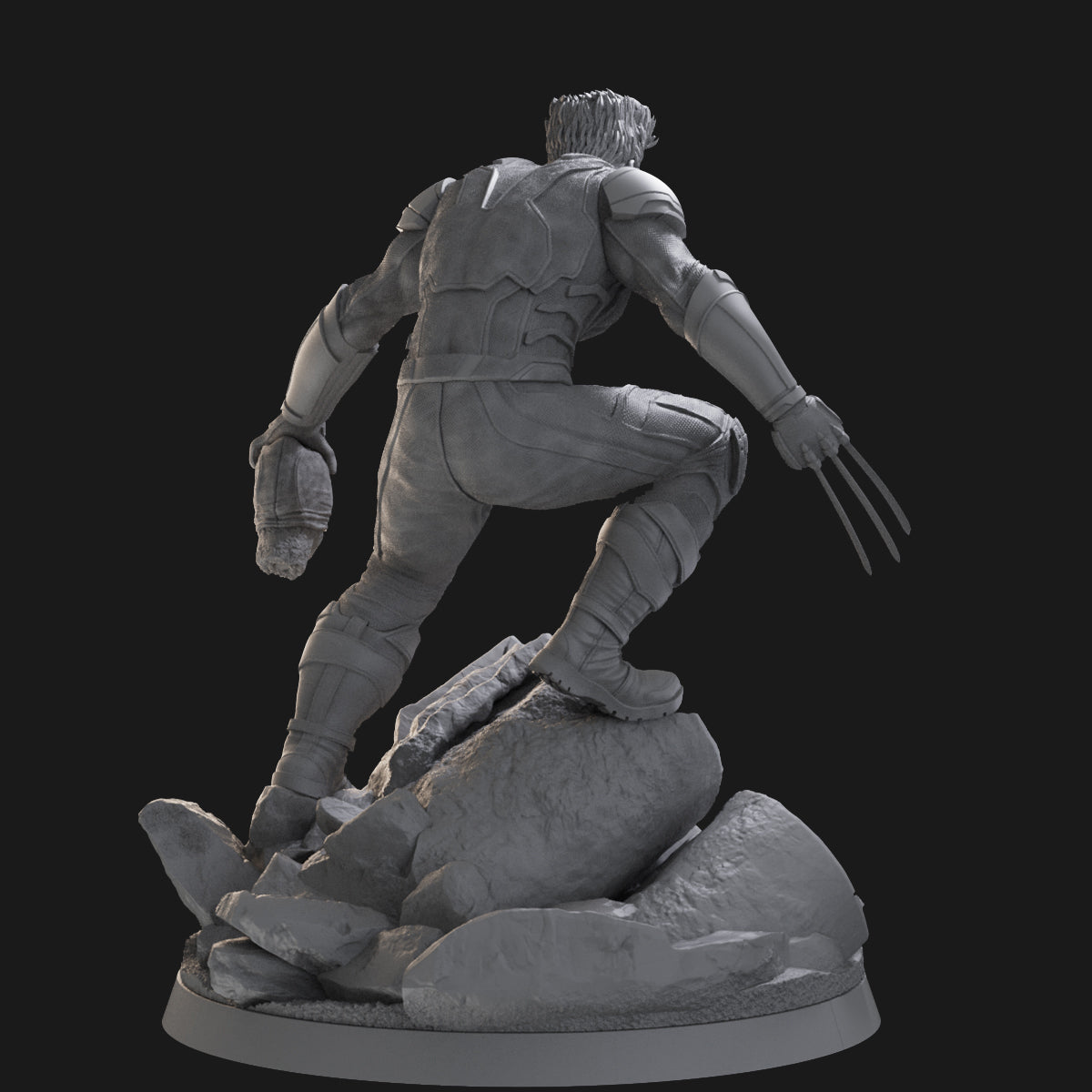 Wolverine Marvel's X-Men 3D Printing Scale GK Resin Figure