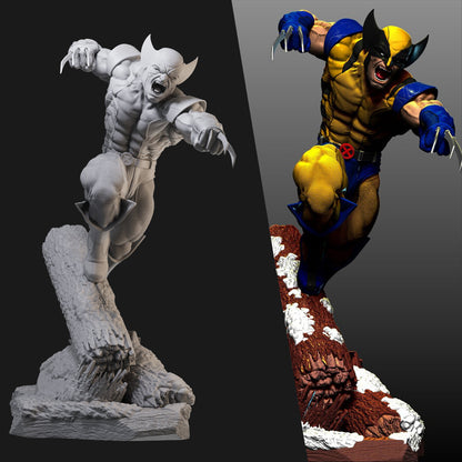 Wolverine Comic Version 3D Printing Scale GK Resin Figure