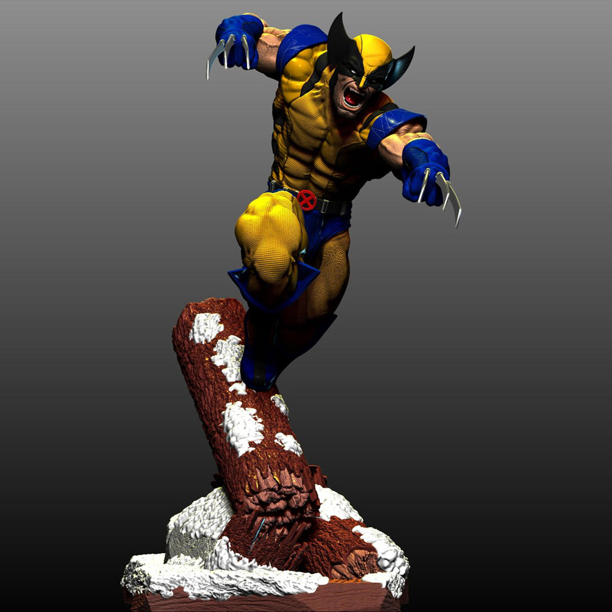 Wolverine Comic Version 3D Printing Scale GK Resin Figure