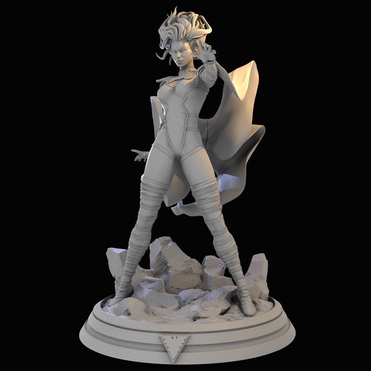 X-Men Angery White Queen 3D Printing Scale GK Resin Figure