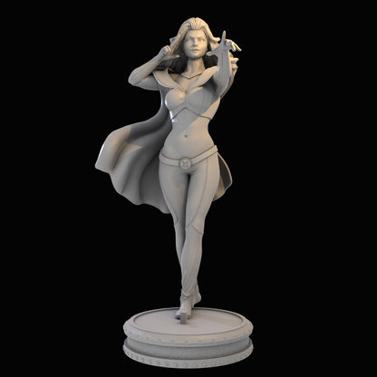 X-Men White Queen 3D Printing Scale GK Resin Figure