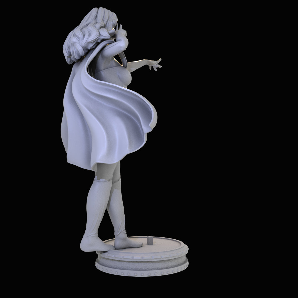 X-Men White Queen 3D Printing Scale GK Resin Figure