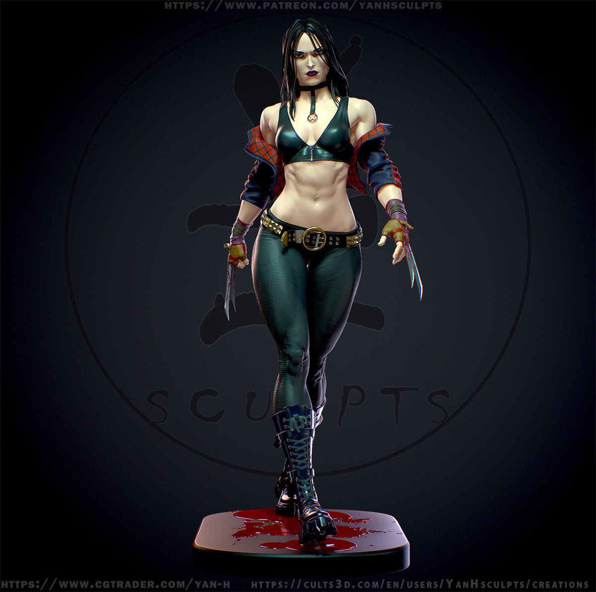 X23 New Mutants 3D Printing Scale GK Resin Figure