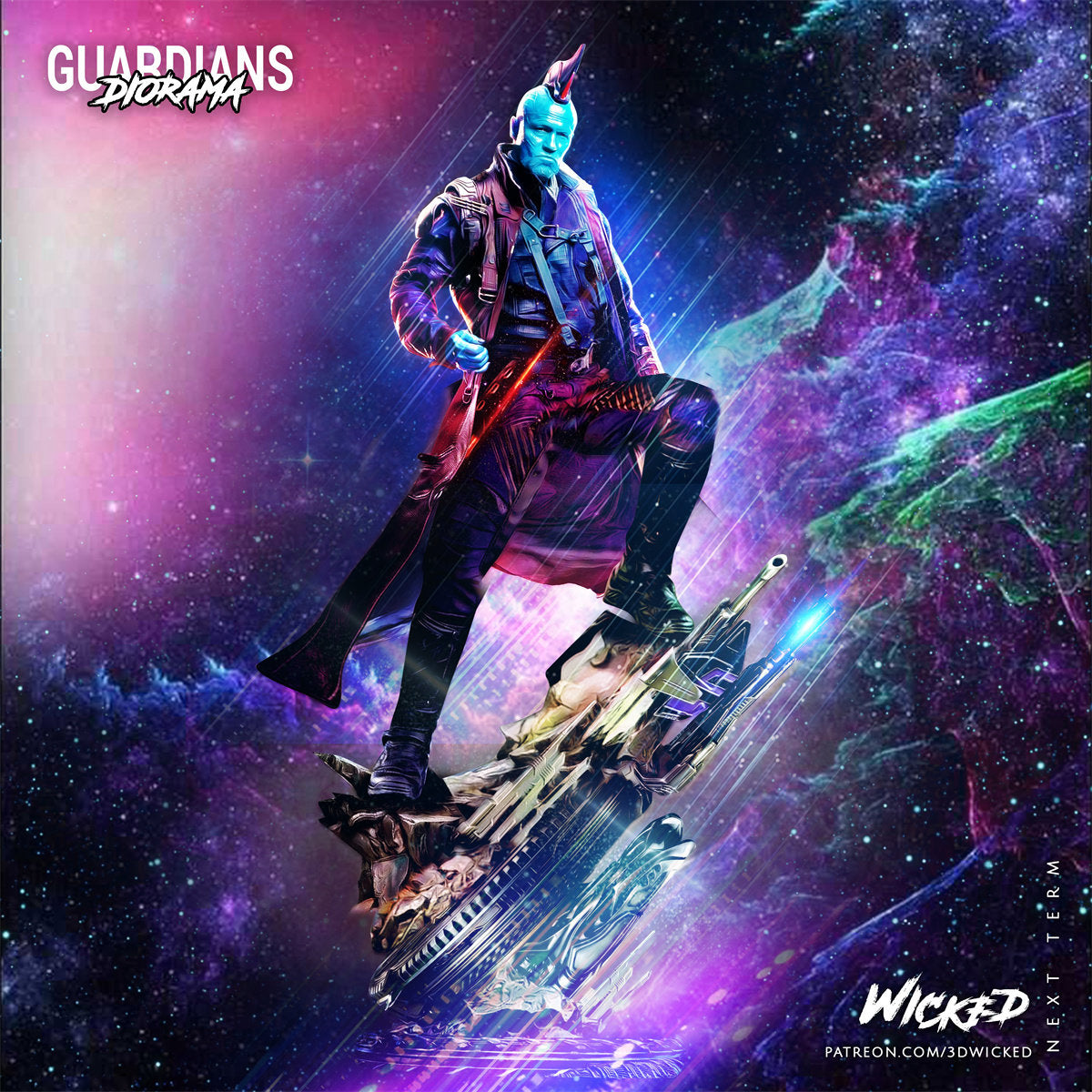 Yondu Guardians of the Galaxy 3D Printing Scale GK Resin Figure